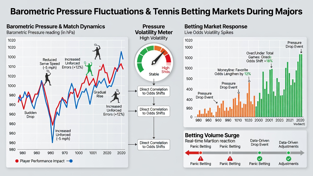 Analyse von Wettquotenverläufen in Verbindung mit Luftdruckdaten bei einem großen Tennisturnier