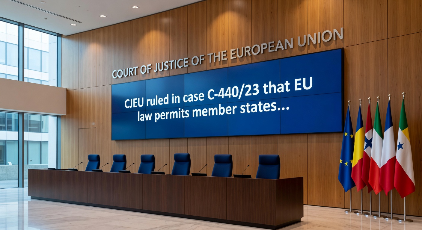 Deutscher Spieler am Laptop mit Online-Wettplattform im Hintergrund und EuGH-Urteil als Overlay, illustriert den Konflikt zwischen nationalem Verbot und EU-Freizügigkeit