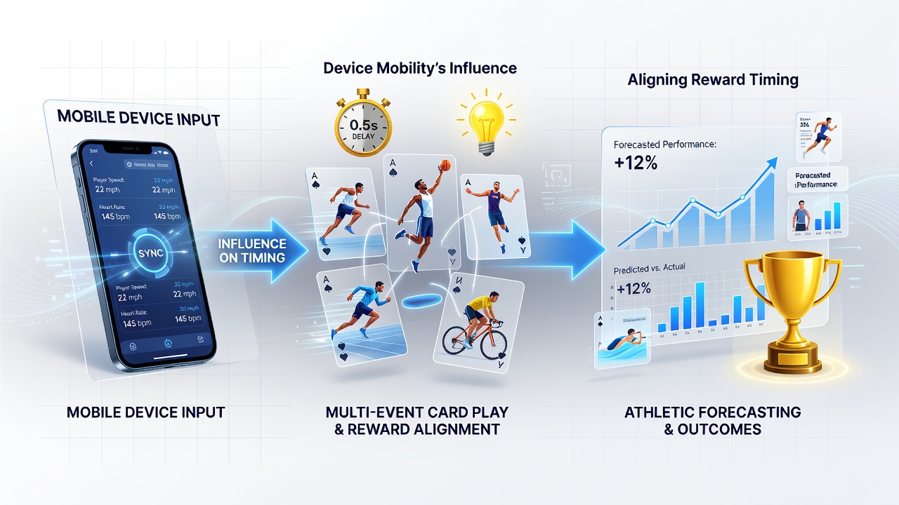 Handheld-Screens synchronisieren Belohnungen und Sportvorhersagen in mobilen Anwendungen
