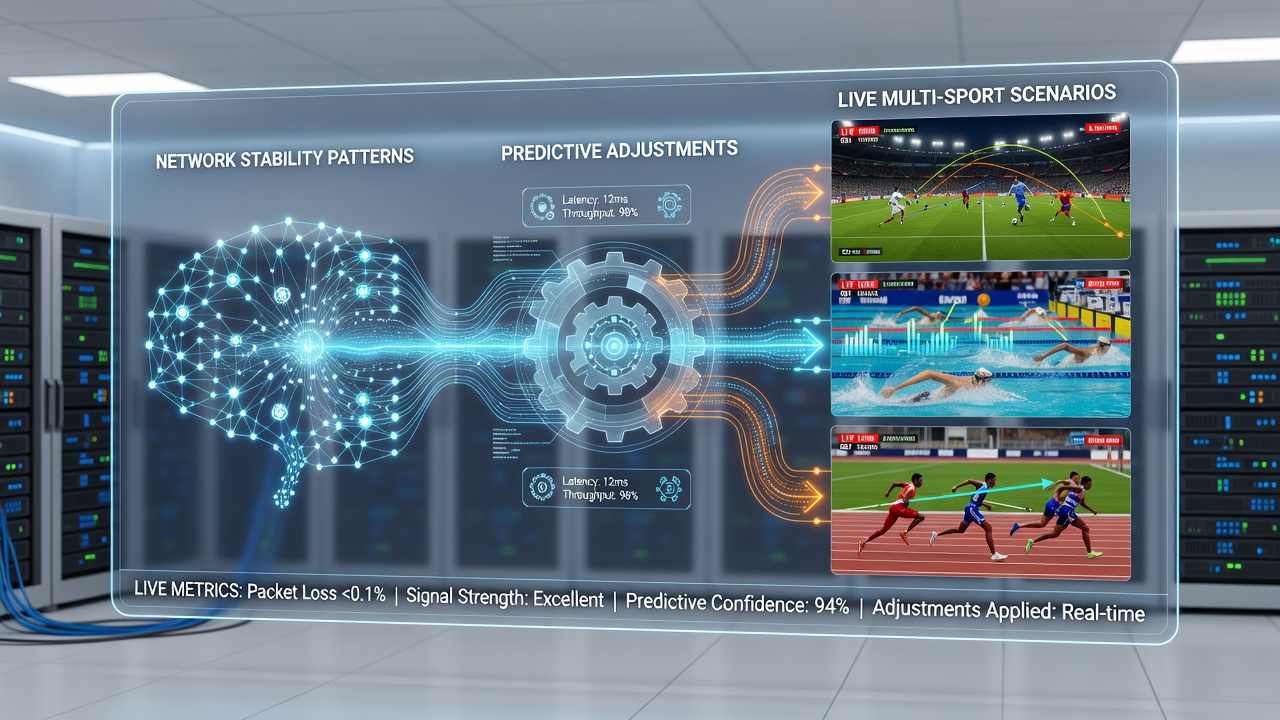 Analyse mobiler Netzwerkmuster während digitaler Turniere und Live-Sportevents